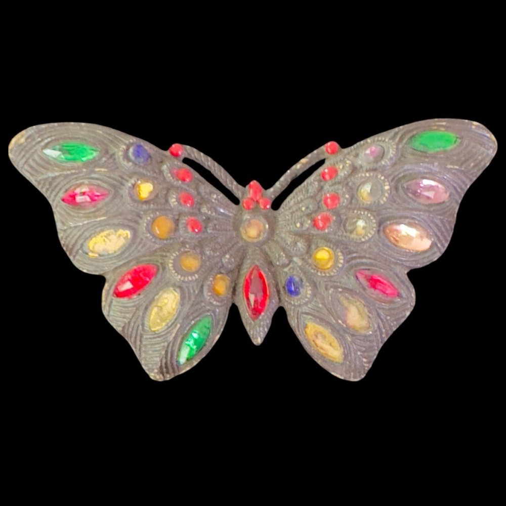 Colorful Butterfly Brooch
